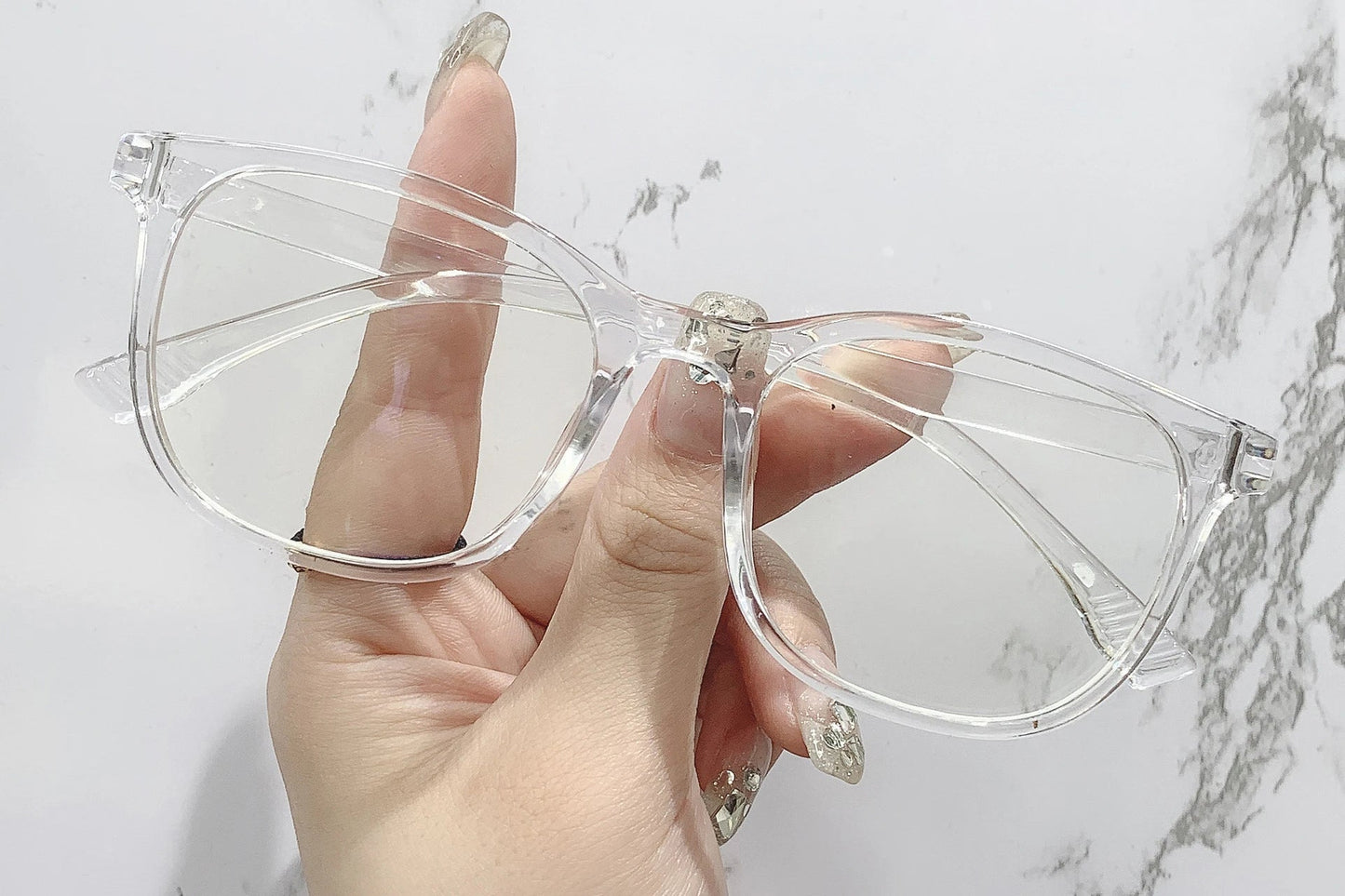 Transparent Blue-Light Blocking Glasses