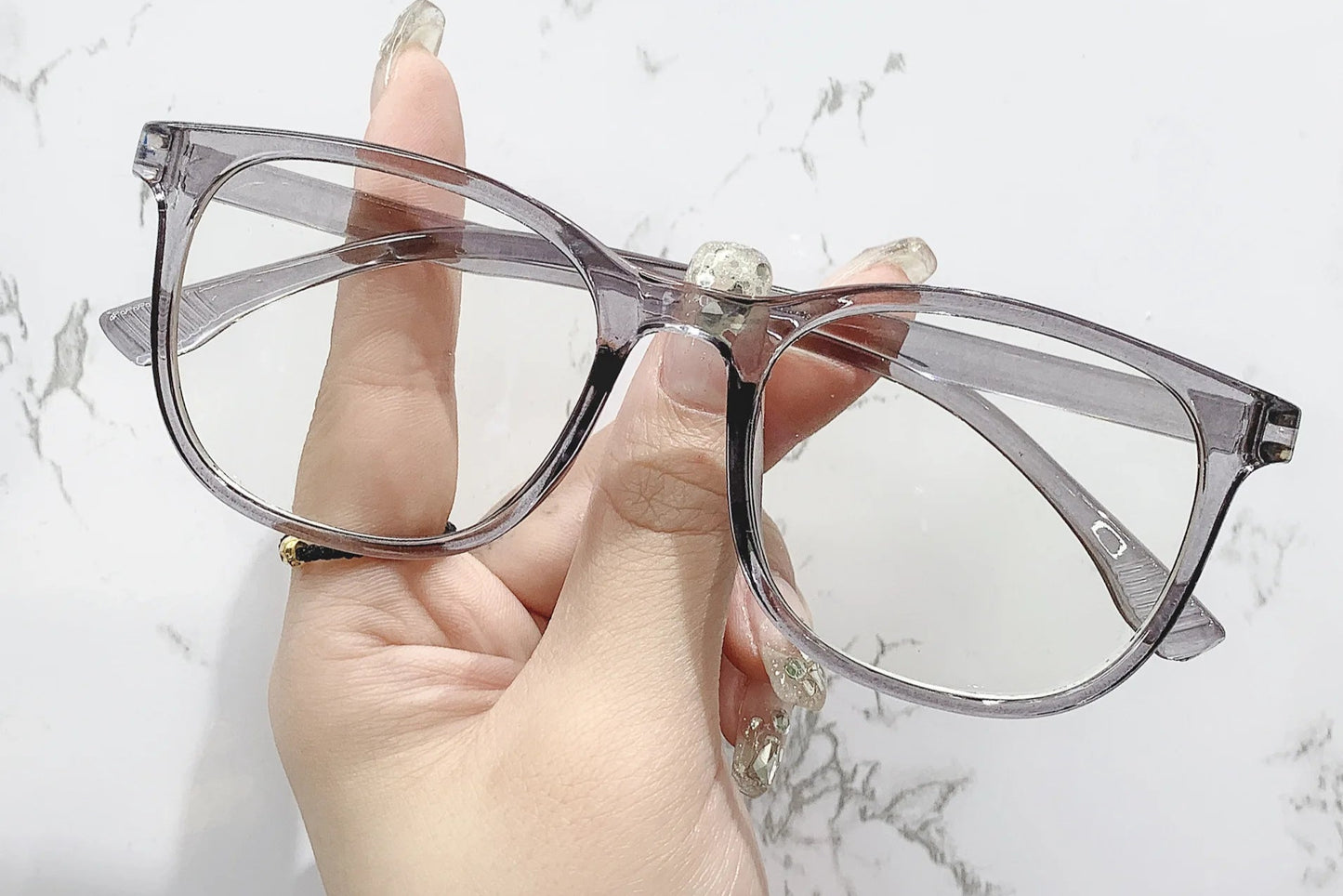 Transparent Blue-Light Blocking Glasses