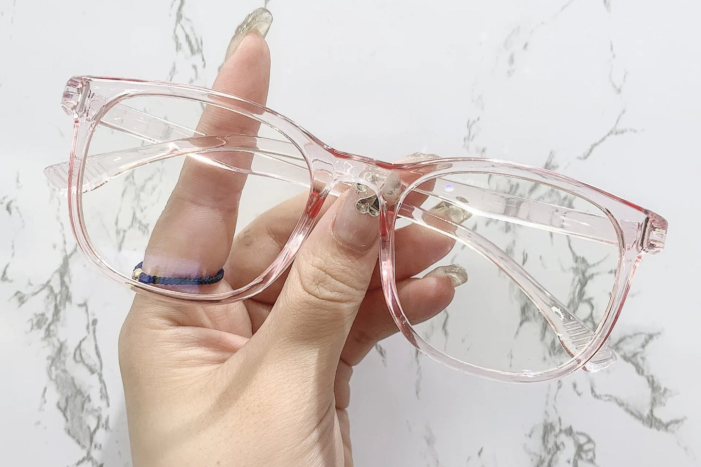 Transparent Blue-Light Blocking Glasses