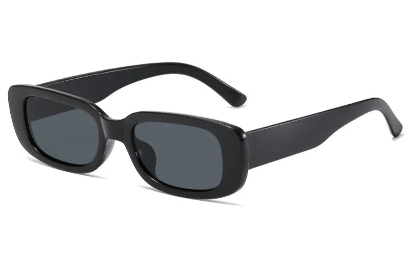 Vintage Black Square Sunglasses