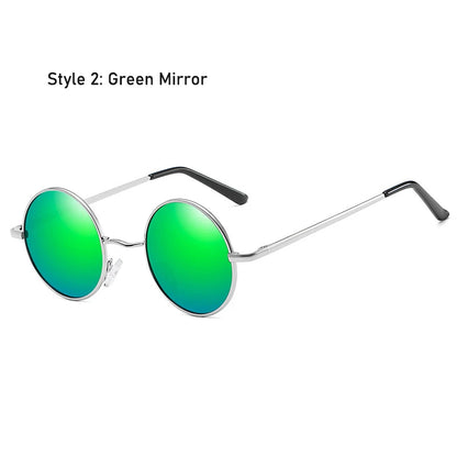 Retro Vintage Round Polarized Sunglasses