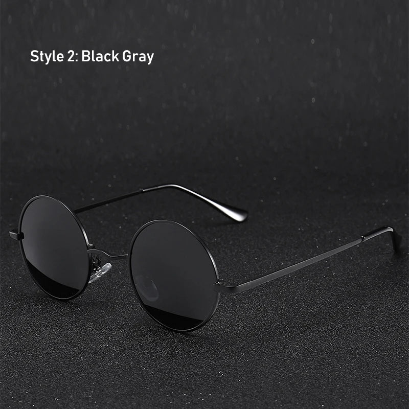 Retro Vintage Round Polarized Sunglasses